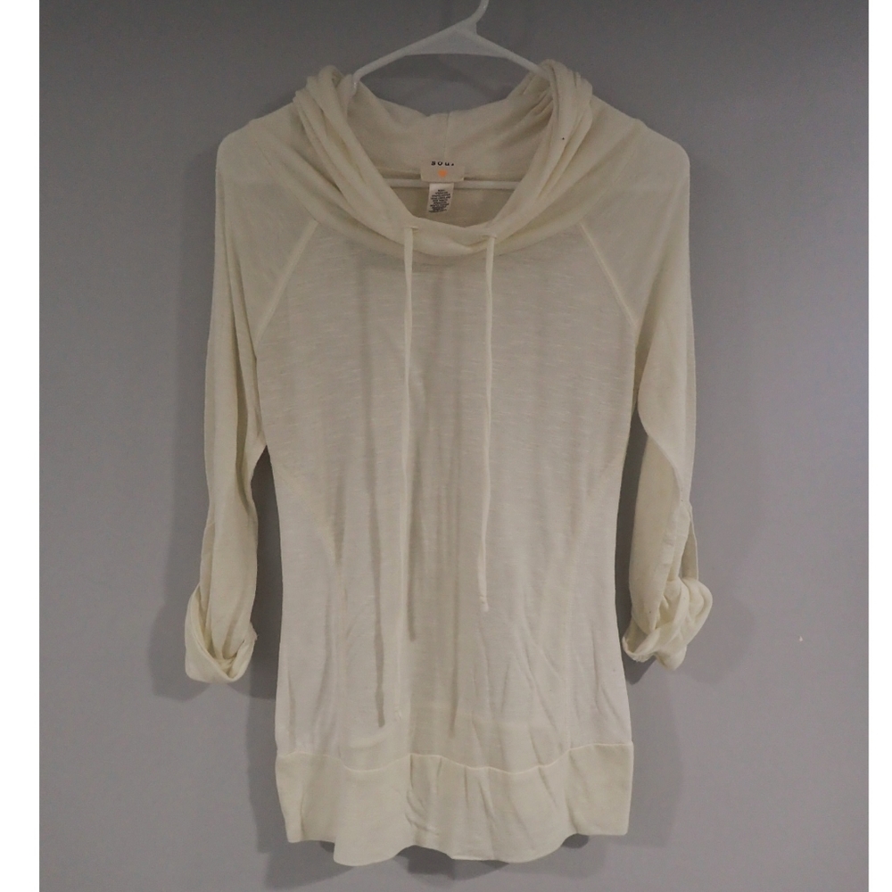Forever 21 Slouchy Hooded Shirt